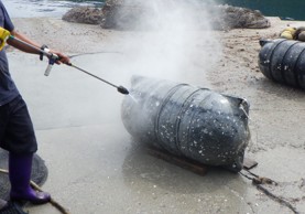 フロート洗浄(宇部樹脂加工)